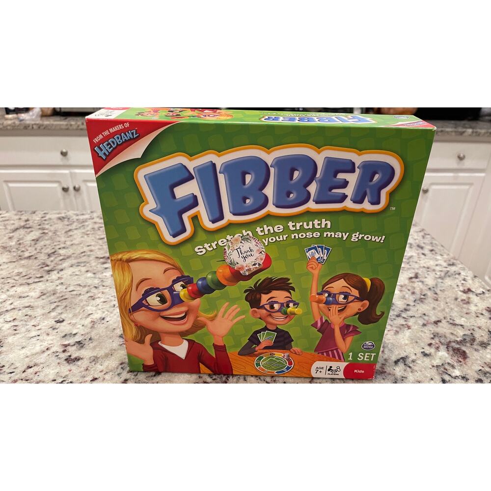 Fibber Stretch the Truth Board Card Game Ages 7+ Complete